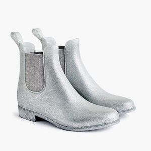 Glitter Chelsea rain boots